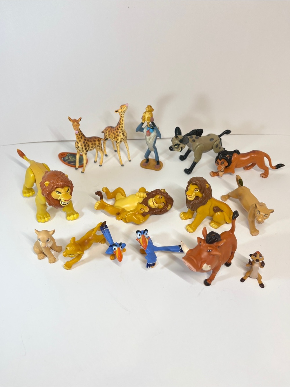 Vintage 90s The Lion King Playset Figures Once Upon A Time Disney 1993 Set Toys